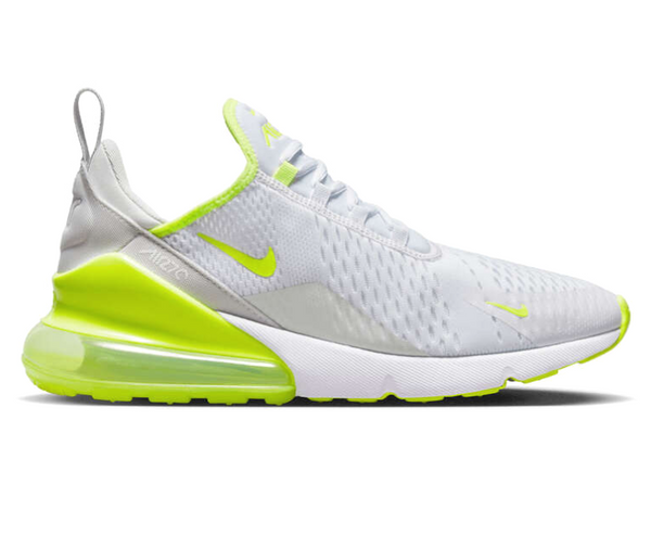 Men s Nike Air Max 270 White Volt ShoeGrab