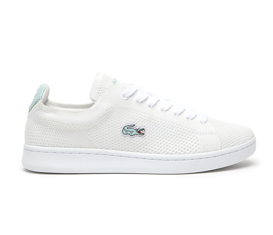 Women's Lacoste Carnaby Piquee 123 (White/Turquoise)