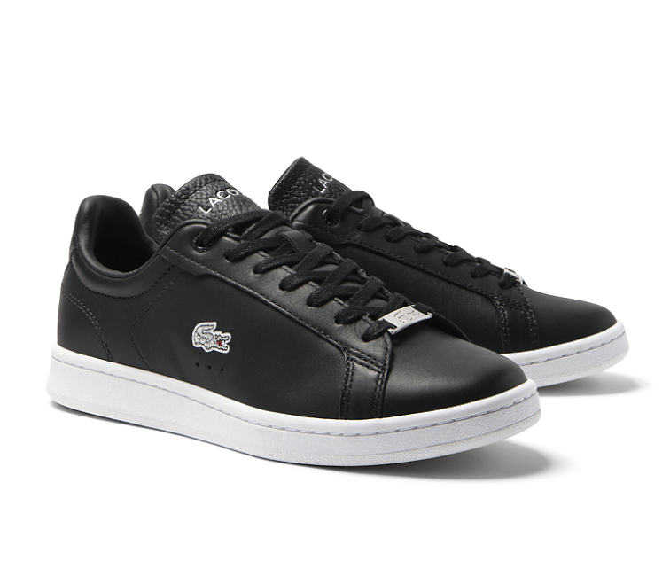 Lacoste shoes women sales black