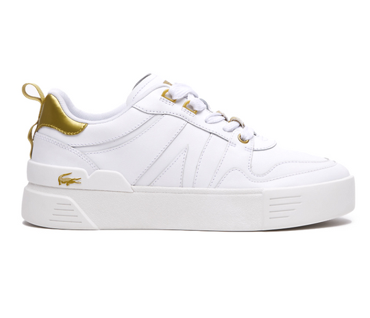 Women's Lacoste L002 (White/Gold)