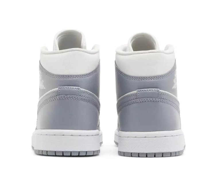 Women s Nike Air Jordan 1 Mid Sail Stealth ShoeGrab