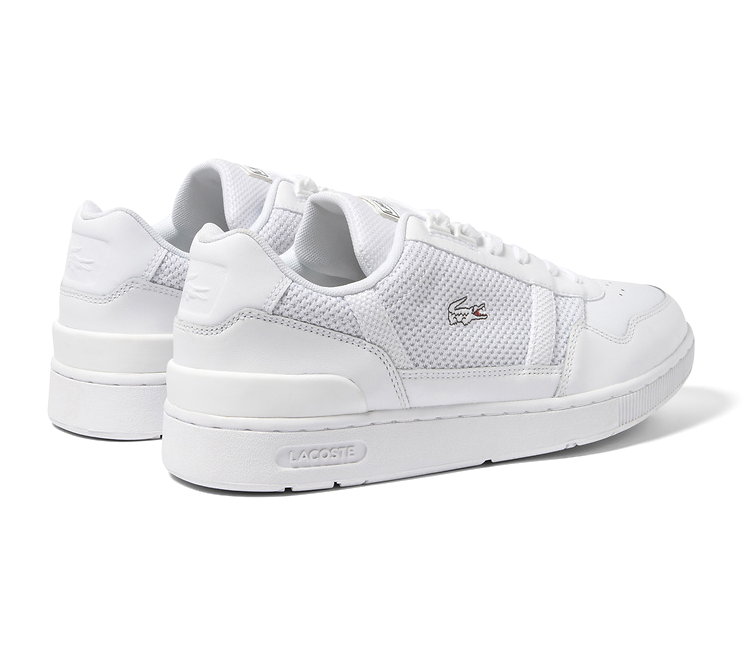 Official Women's Lacoste T-Clip 123 SFA in White at ShoeGrab
