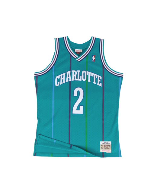 Charlotte Hornets Larry Johnson '92 Road Swingman Jersey