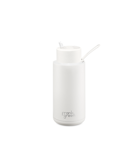 Frank Green Reusable Ceramic Bottle 1L (Cloud)