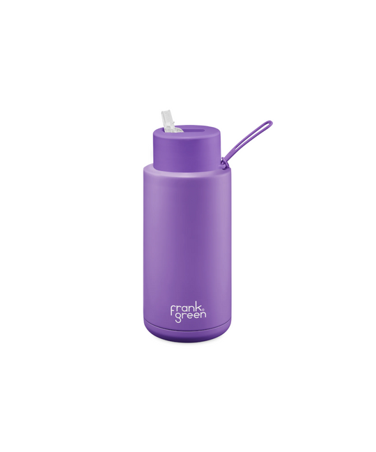 Frank Green Reusable Ceramic Bottle 1L (Cosmic Purple)