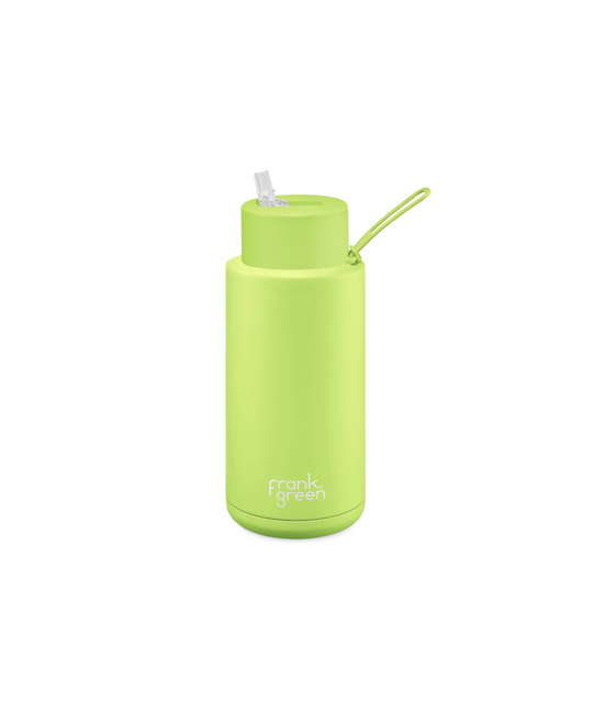 Frank Green Reusable Ceramic Bottle 1L (Pistachio Green)