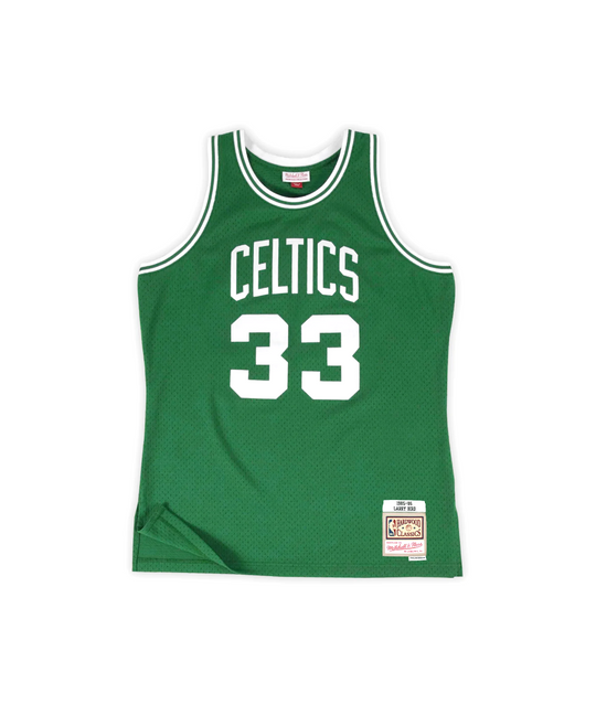 Boston Celtics 1985-86 Larry Bird Swingman Road Jersey