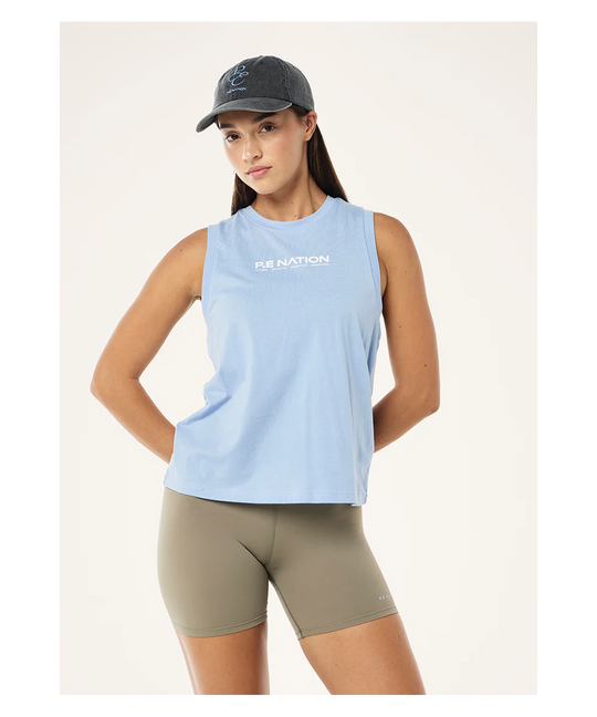 P.E Nation Shuffle Tank (Dusty Blue)