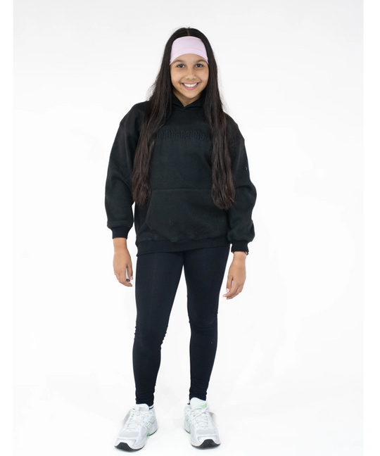 UNDRGROUND Kids “Moving In Silence” Hoodie (Black)