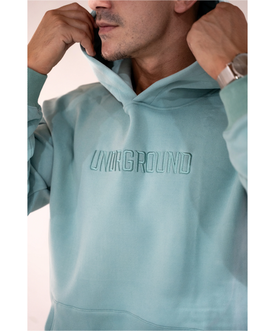 UNDRGROUND “Moving In Silence” Hoodie (Steel Blue)