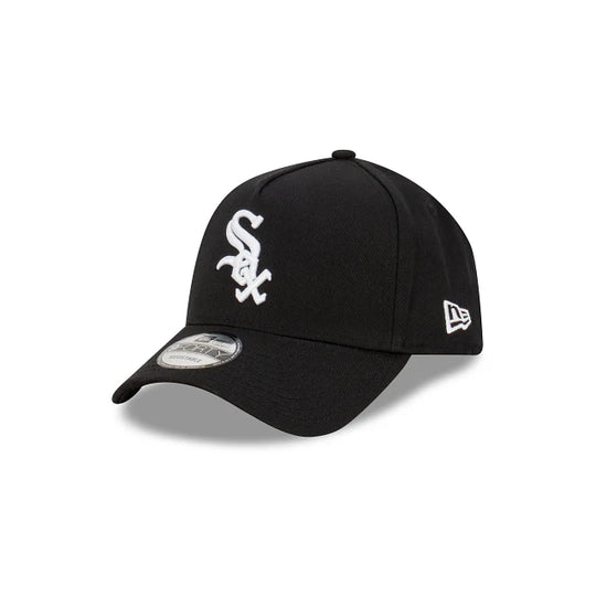 New Era Chicago White Sox 9Forty A-Frame SnapBack Cap (Black/White)