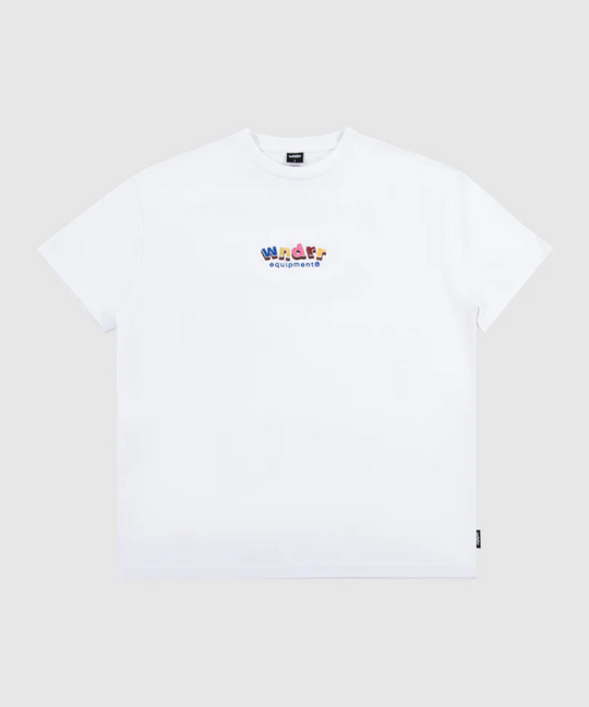 WNDRR Blocked Box Fit Tee (White)