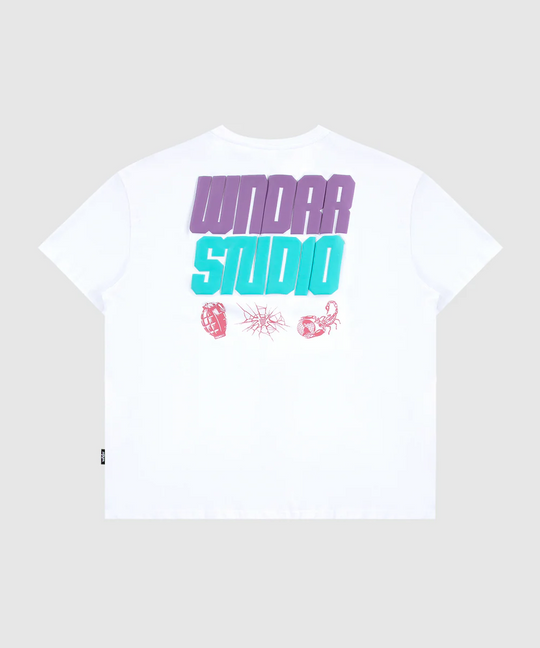 WNDRR Opponent Box Fit Tee (White)