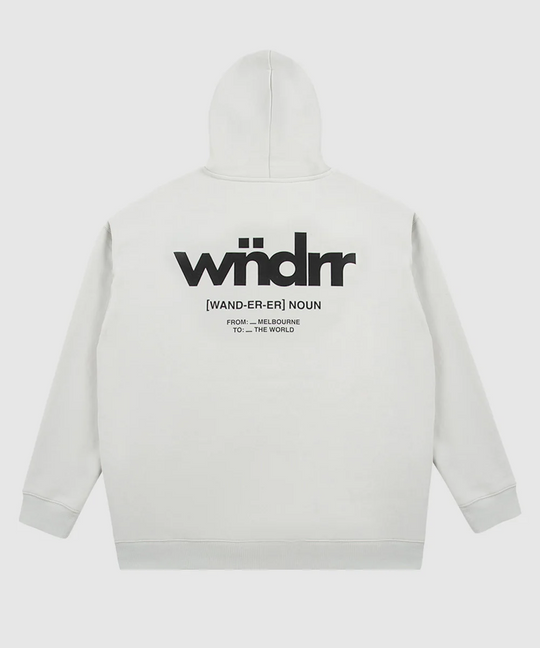 WNDRR The World Hood Sweat (Oyster)