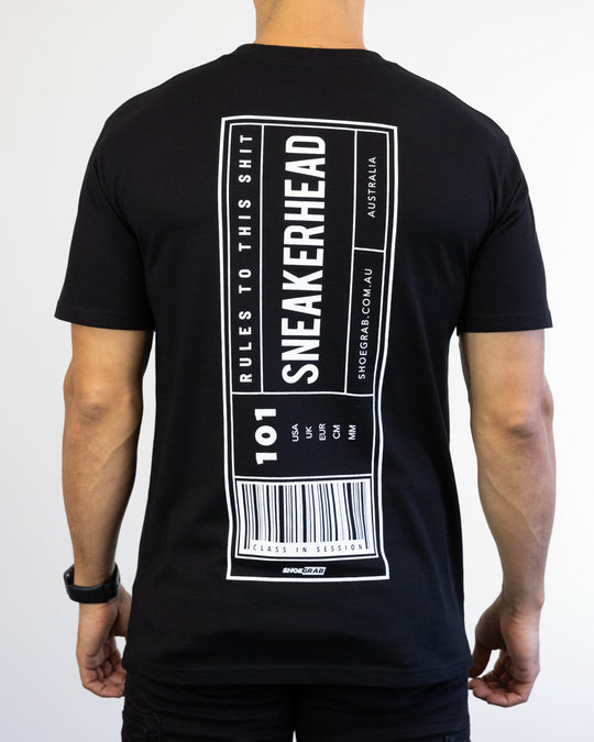 Sneakerhead Tee "Barcode" (Black)