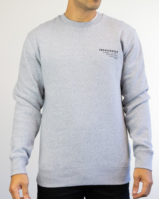 Sneakerhead Geo Crew Sweater (Grey Marle)