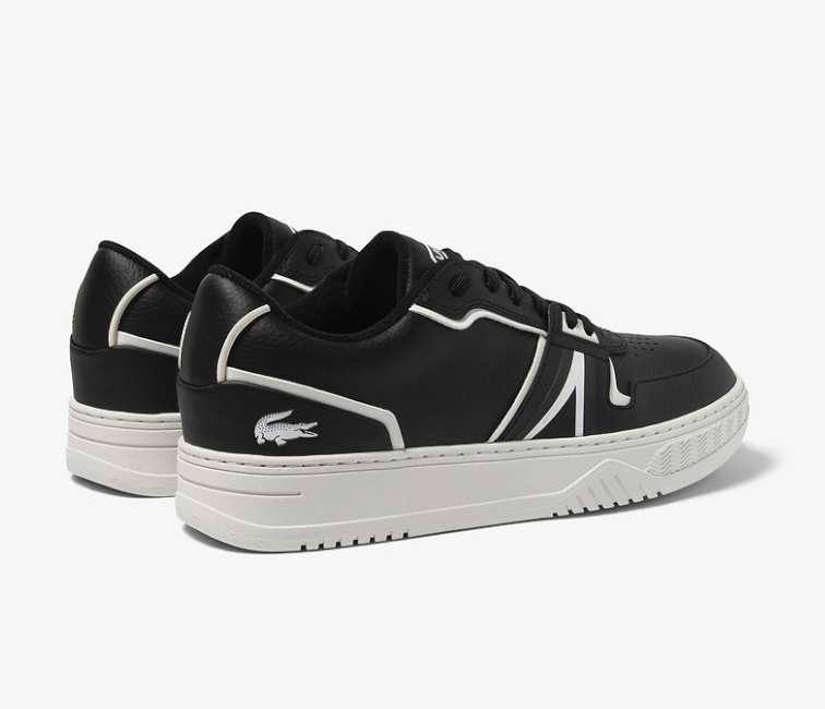 Lacoste black 2025 and white shoes
