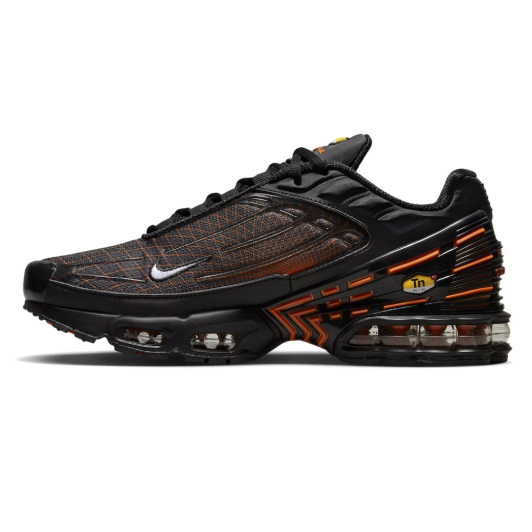 Nike air max plus sales tn orange and black