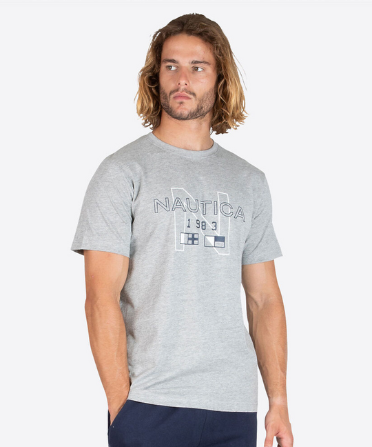 Nautica Kaden Tee (Grey Marl)