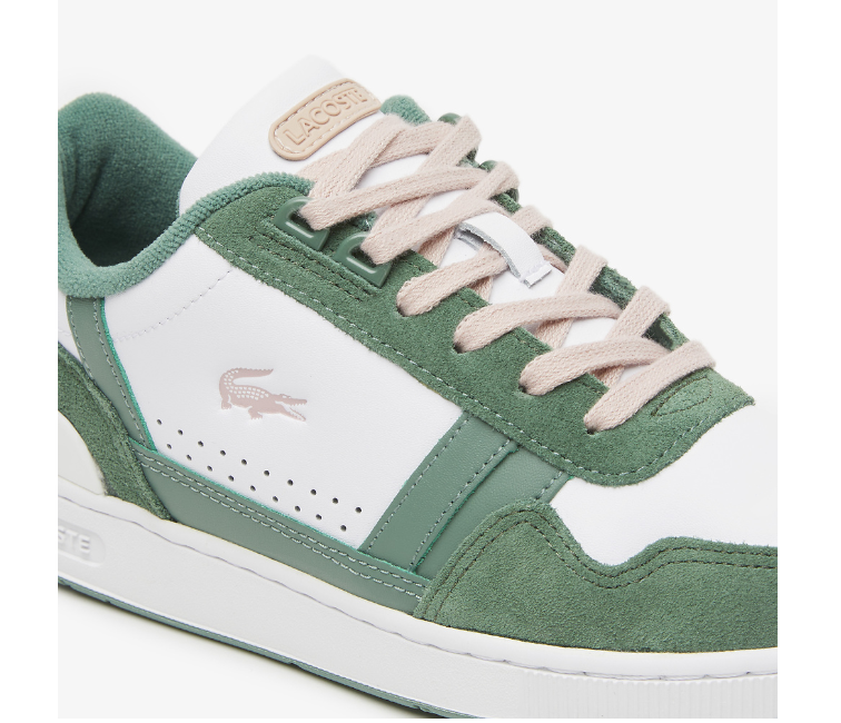 Green 2025 pink sneakers