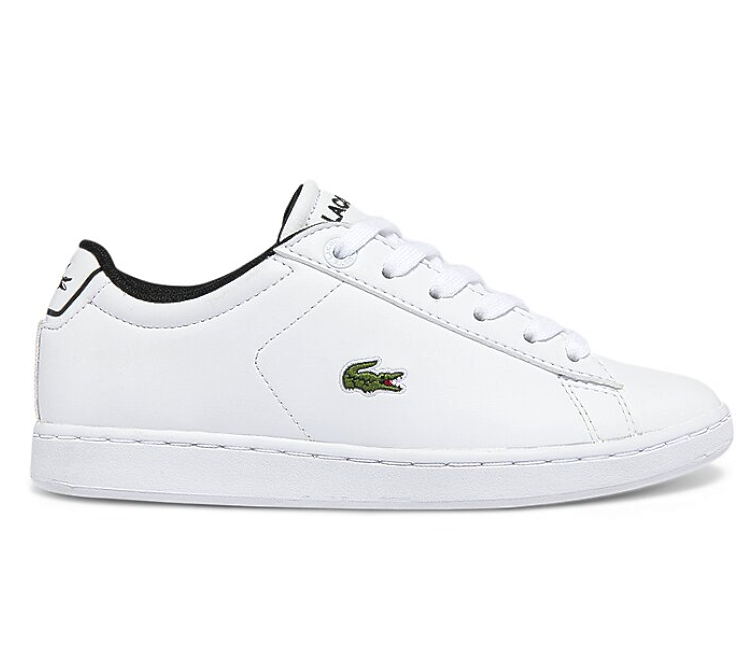 Kids Lacoste Carnaby Evo 0121 1 SUC White Black ShoeGrab
