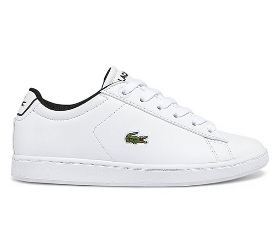 Kids Lacoste Carnaby Evo 0121 1 SUC (White/Black)