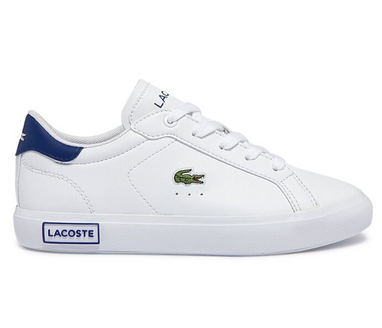 Kids Lacoste Powercourt 0722 1 SUC (White/Blue)
