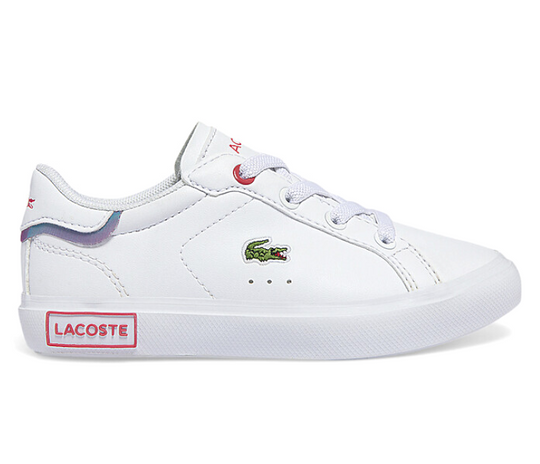 Toddlers Lacoste Powercourt 0722 1 SUI (White/Pink)