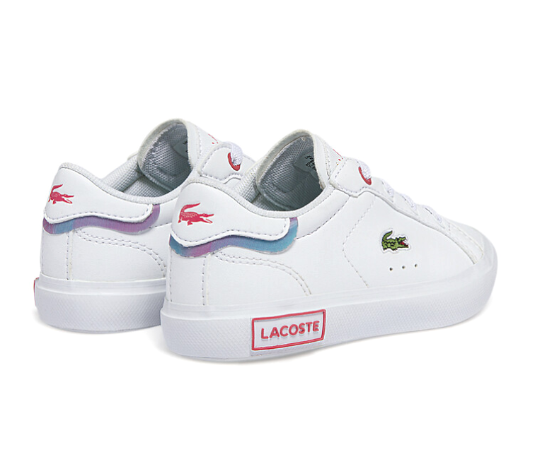 Toddlers Lacoste Powercourt 0722 SUI (White/Pink)