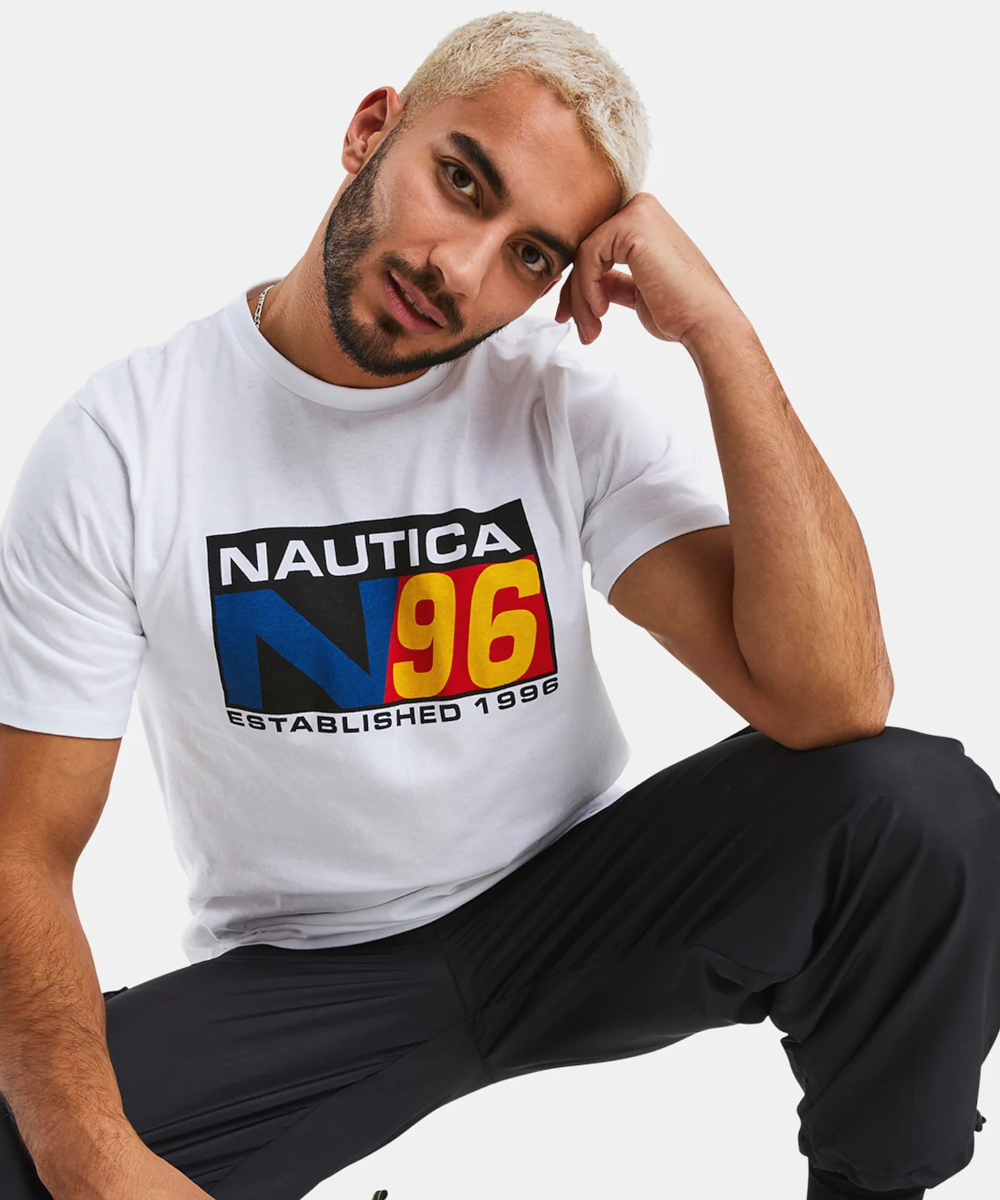 T-shirt Nautica Competition Tonkin White