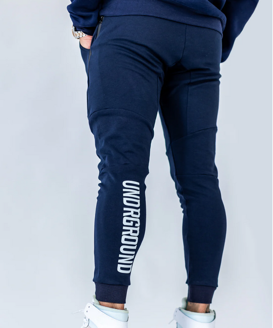 UNDRGROUND Essential Tapered Joggers (Navy)