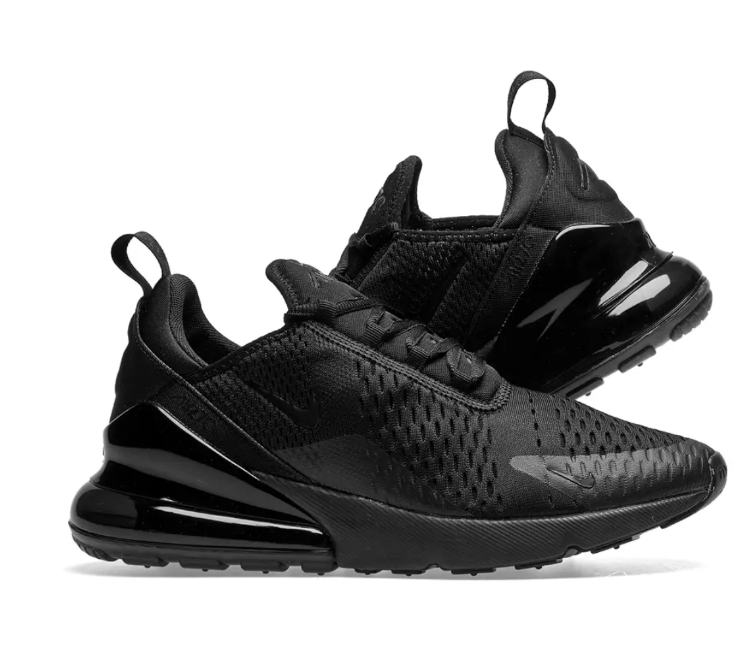 Nike air max 270 triple black mens hot sale