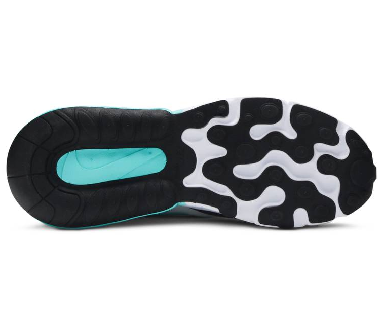 Women s Nike Air Max 270 React White Aqua at ShoeGrab