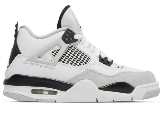 (GS) Nike Air Jordan 4 Retro (Military Black)