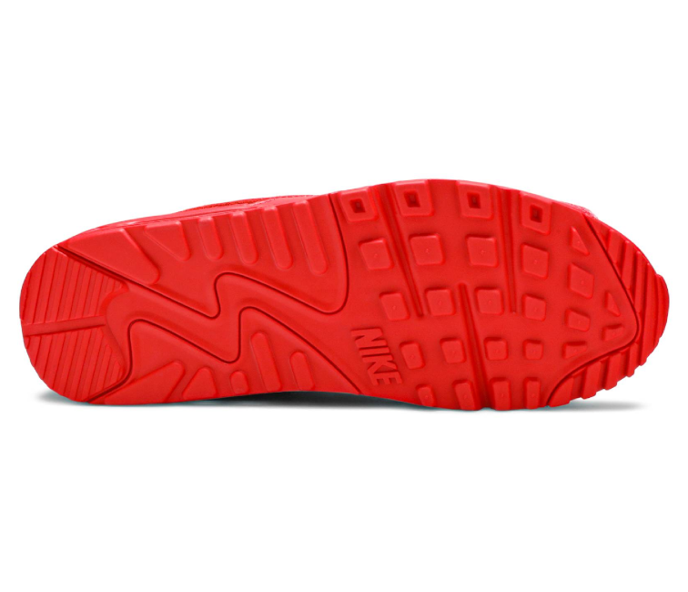 Men'S Nike Air Max 90 (Triple Red) – Shoegrab