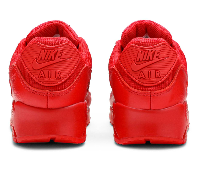 Men'S Nike Air Max 90 (Triple Red) – Shoegrab