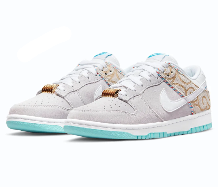 Men's Nike Dunk Low Retro SE (BarberShop) at ShoeGrab