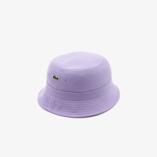 Lacoste Unisex Organic Cotton Bob Hat (Lavender)