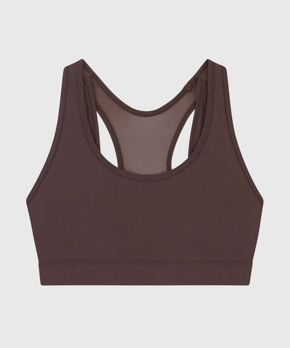 Official P.E Nation Rudimental Sports Bra (Coffee Bean) at ShoeGrab