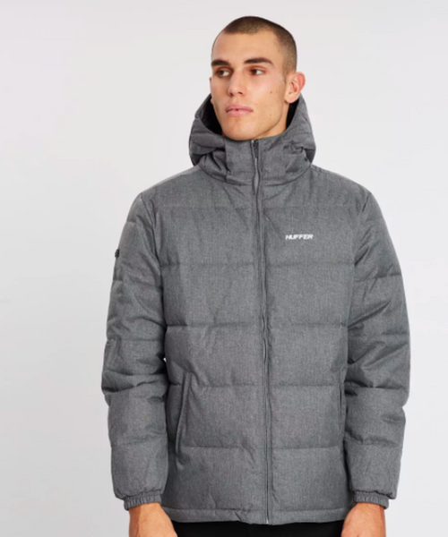 Grey on sale huffer jacket