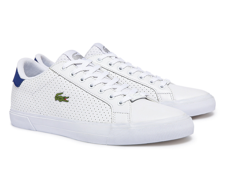 Men's Lacoste Lerond Plus 0722 (White/Blue) - Main Image