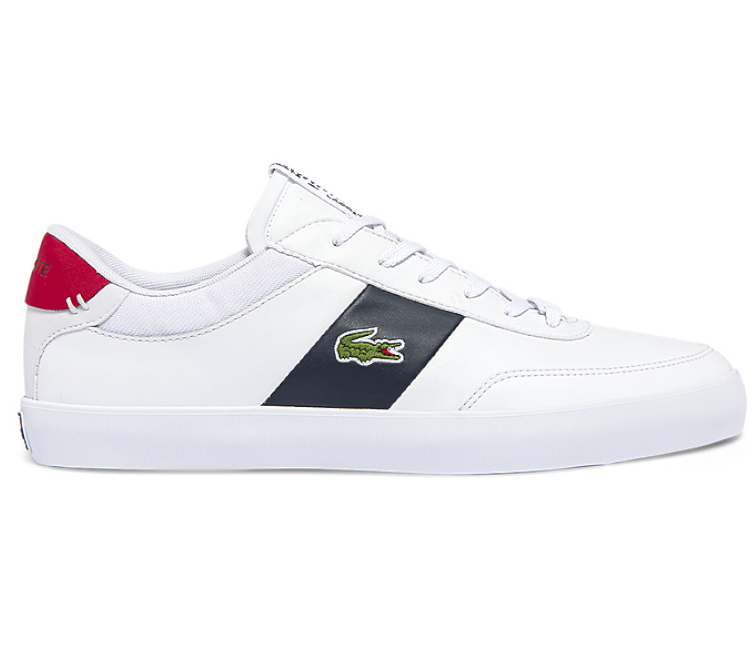 Lacoste court online master white navy