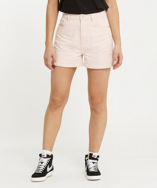 Lee High Relaxed Shorts (Rose Quartz)