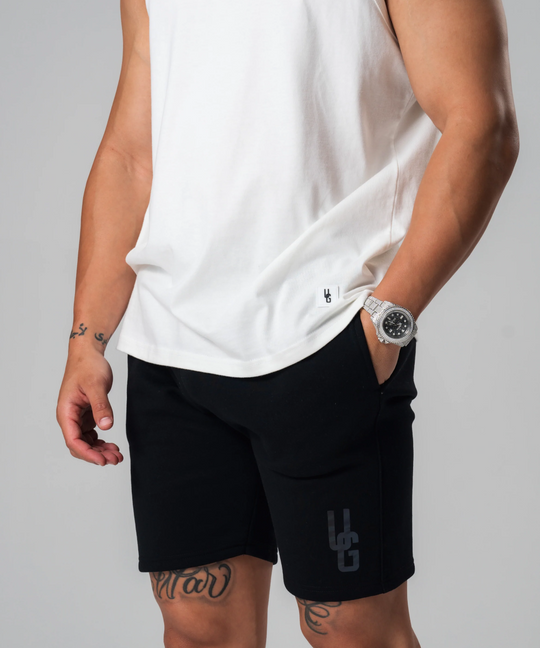 UNDRGROUND Cotton Shorts x Reflective Print (Black)