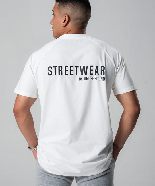 UNDRGROUND Straight Tee x Reflective Print (White)