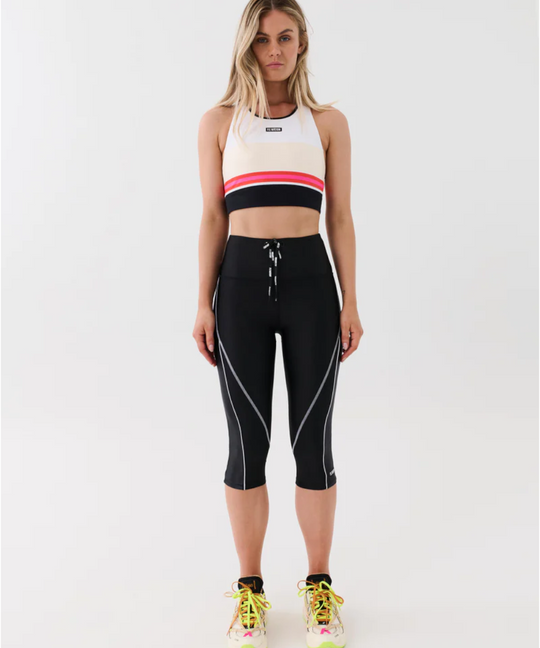 P.E Nation Reformer Crop Legging (Black)