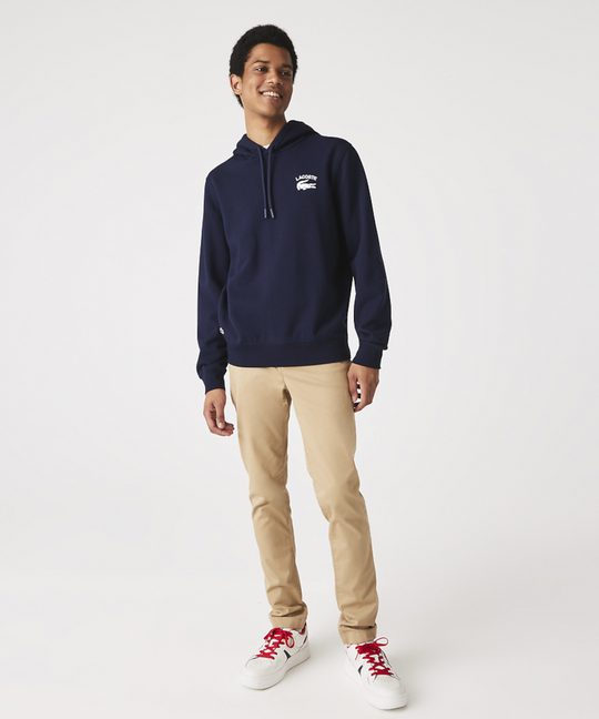 Lacoste Soft Branding Hoodie (Navy)