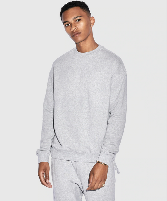 Ksubi 4x4 Biggie Crew (Light Grey Marl)