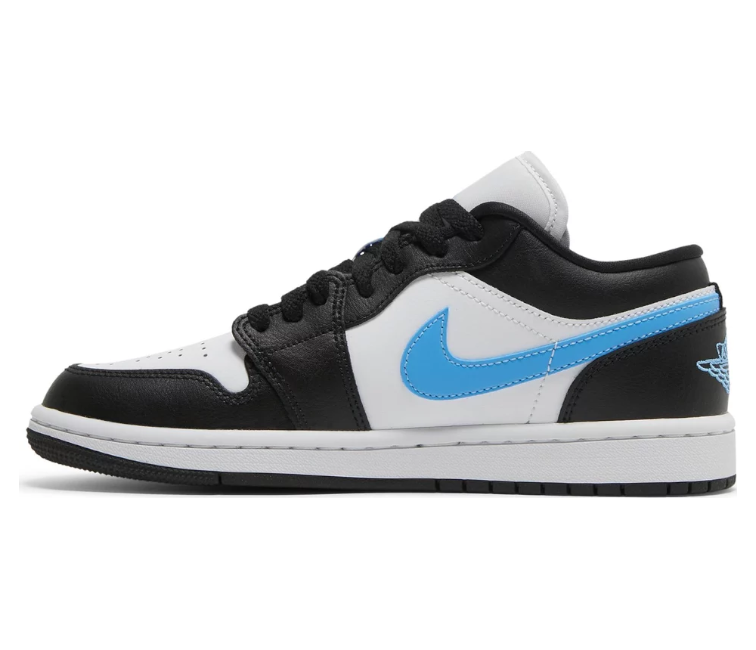 Women's Nike Air Jordan Low (Black/University Blue) – ShoeGrab