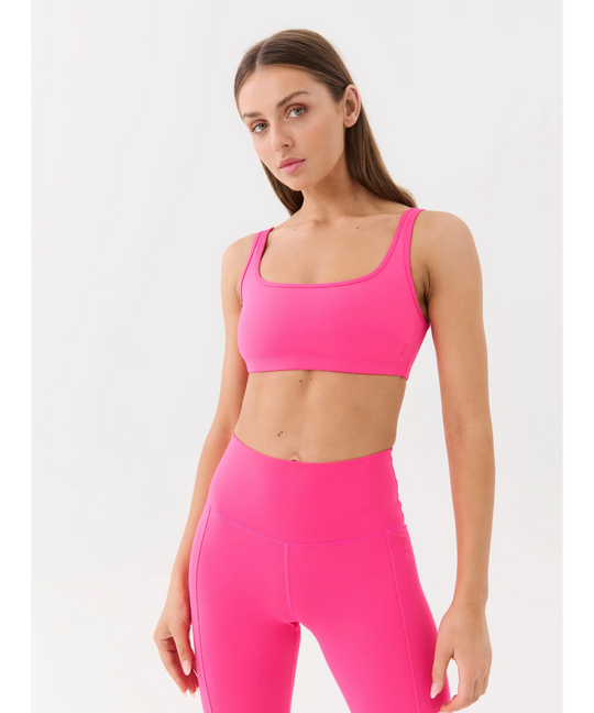 P.E Nation Amplify Sports Bra (Pink Glo)